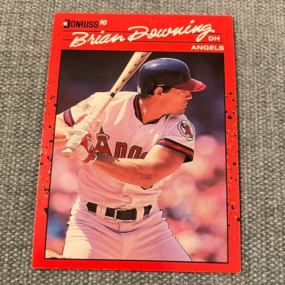 1990 Donruss Anaheim Angeles Baseball Card Trading Card